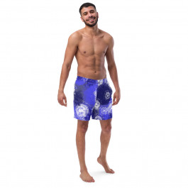 Blue Patches Men's swim trunks