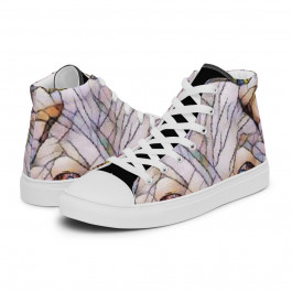 Abstract Mosaic Women's High Top Sneakers
