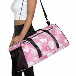 Pretty Floral Pink Duffle bag