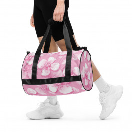 Pretty Pink Floral Gym Bag