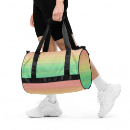 Pink To Blue Gradients Gym Bag