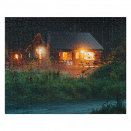 Cabin By A Creek Jigsaw puzzle