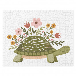Floral Turtle Jigsaw puzzle