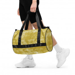 Abstract Gold All-over Print Gym Bag