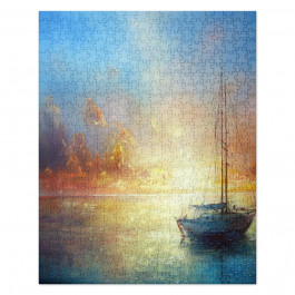 Boat At Ocean Pier Jigsaw puzzle
